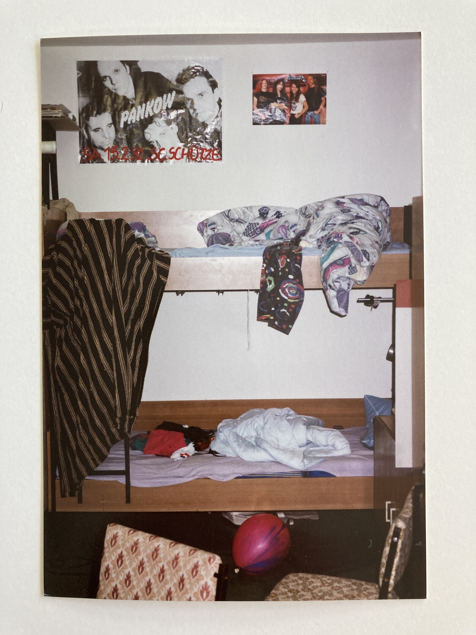 Zimmer im Wohnheim Am Jakobsplan WS 1991/92 und SS 1992, Bild: Martin Kohlhaas